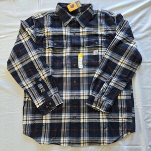 Men's Carhartt loose fit heavy weight flannel